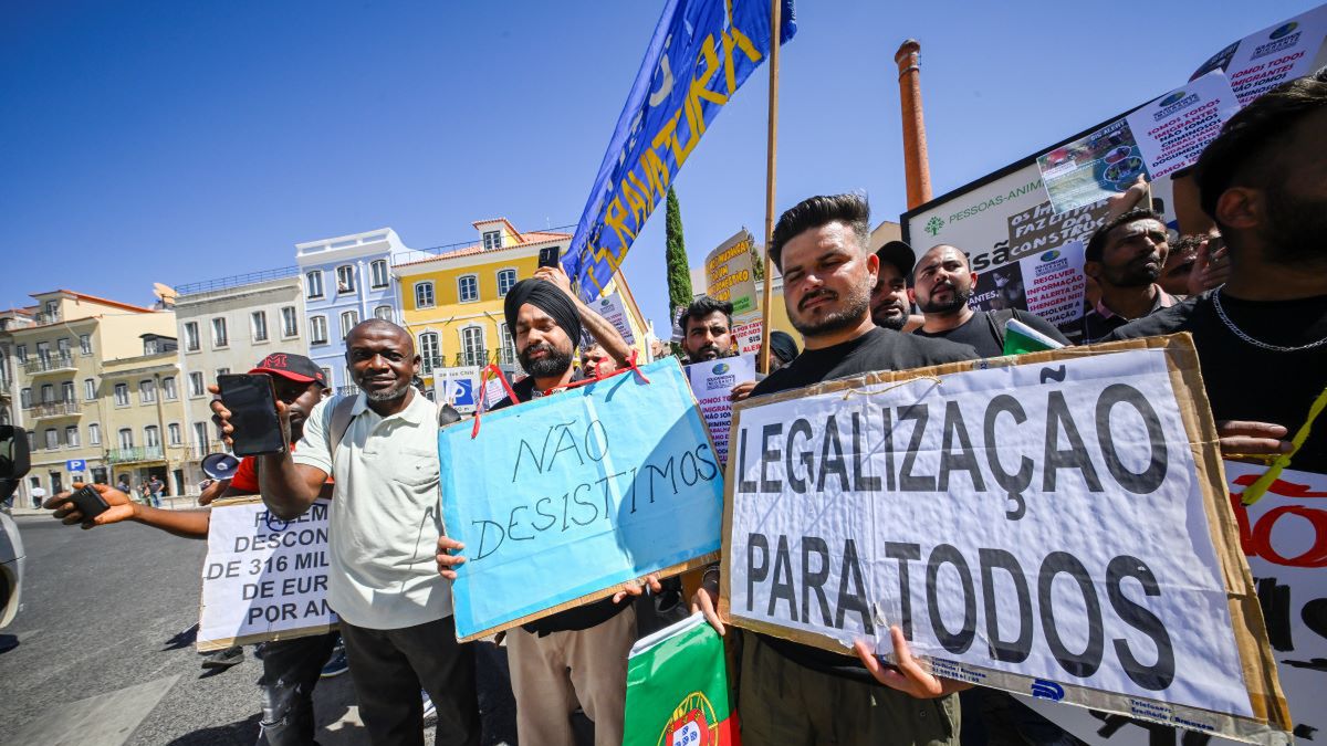 Protesty migrantów w Portugalii — zdjęcie ilustracyjne