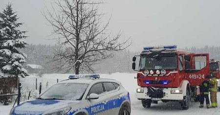 Dramat w Harklowej. Jeden z braci nie przeżył zimna