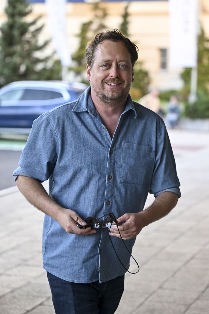 Na zdjęciu Jan Holoubek na 49. Festiwalu Polskich Filmów Fabularnych w Gdyni. Rok 2024.