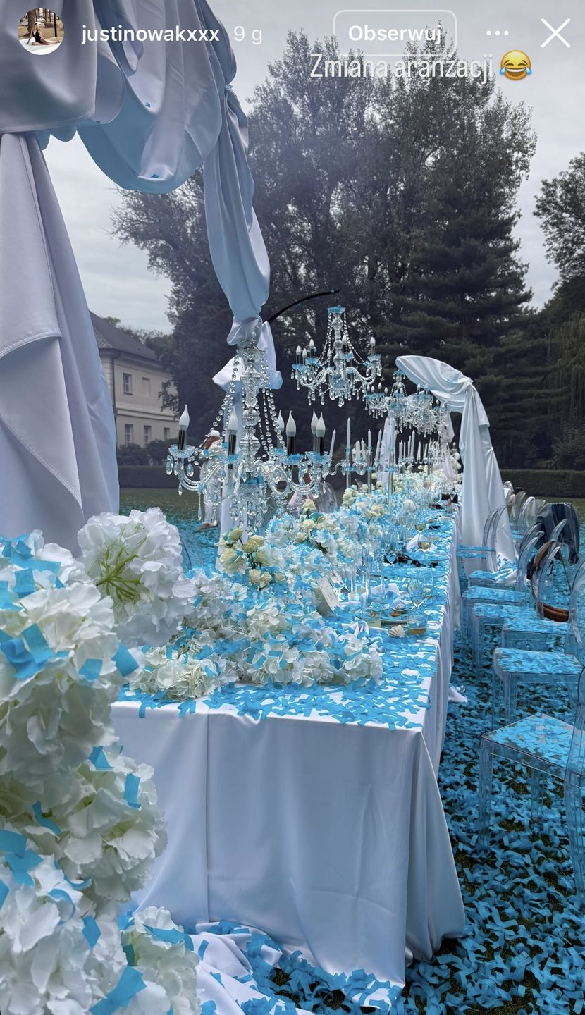 Impreza gender reveal u Andziaks i Luki