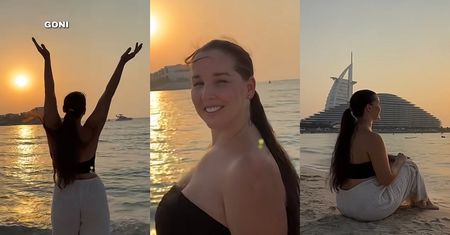 Skąpana w dubajskim zachodzie słońca Lil Masti dzieli się złotymi myślami. "BOGATE KOBIETY mają NIEZWYKŁĄ AURĘ". Co?
