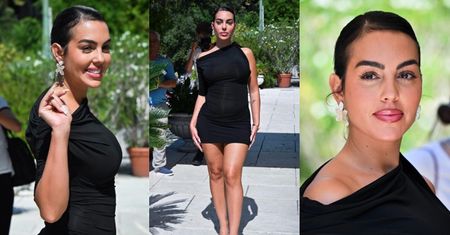 Georgina Rodriguez eksponuje krągłości w ultrakrótkiej sukience na festiwalu filmowym w Wenecji