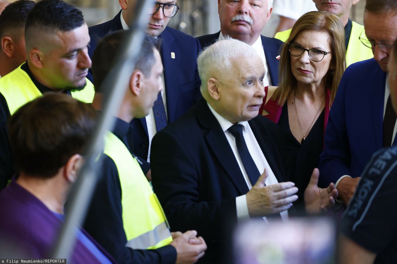 Strajk okupacyjny w Sejmie. Kaczyński zabrał głos