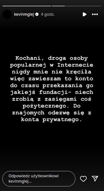 Oświadczenie Kevina Mgleja