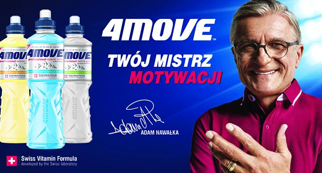 4Move promowany przez Adama Nawałkę jako „Twój mistrz zwycięstwa” (wideo)