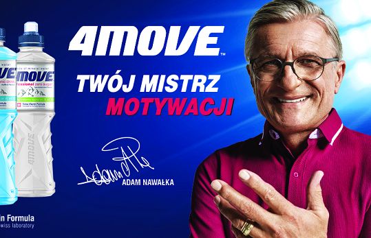 4Move promowany przez Adama Nawałkę jako „Twój mistrz zwycięstwa” (wideo)