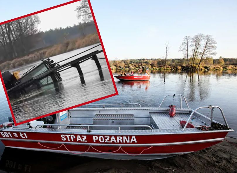 Tragedia w Teodorowie. Ciągnik spadł z promu