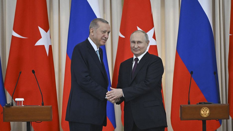 "Wyrazili gotowość ". Putin i Erdogan deklarują ws. wojny w Izraelu