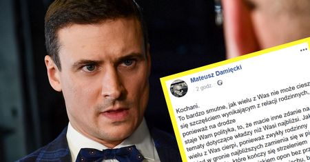 Damięcki opublikował "list do matki". To rozdzierająca serce lektura