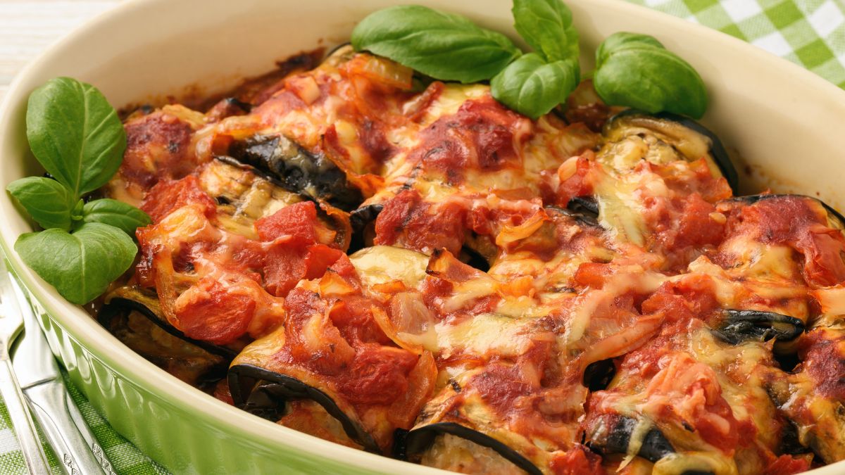 Roladki z bakłażana