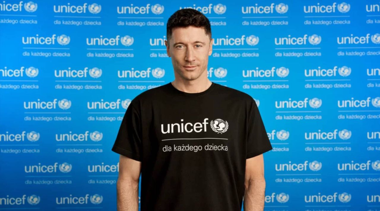Robert Lewandowski wspiera UNICEF. Chodzi o wykluczeni transportowe