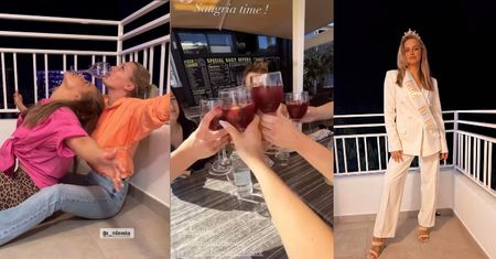 Wieczór panieński Karoliny Pisarek na Ibizie: lokalne przysmaki, sangria i zabawa z wlewaniem sobie wina do ust... (ZDJĘCIA)