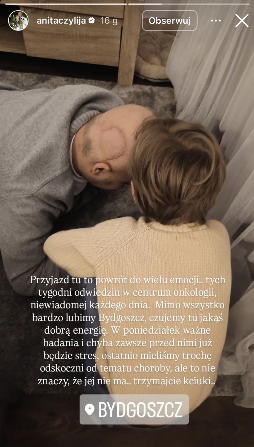 Anita Szymaniak wraca do tematu choroby męża