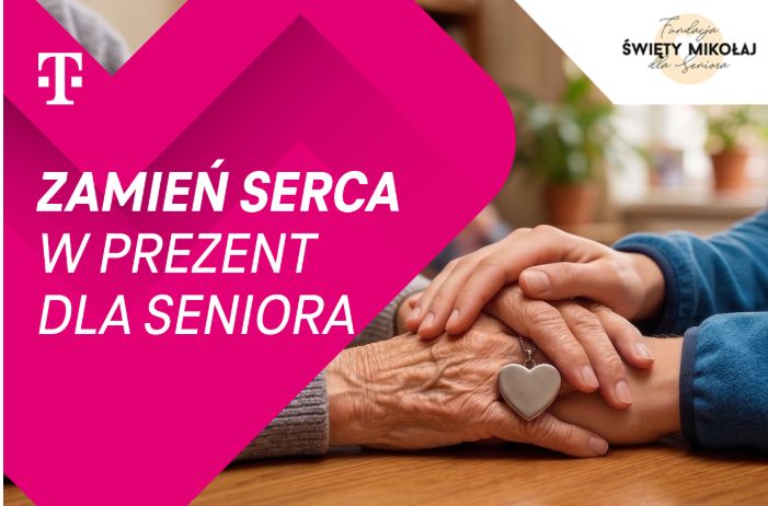 T-Mobile zamienia Serca w realną pomoc dla seniorów. Wystarczy kilka kliknięć w aplikacji