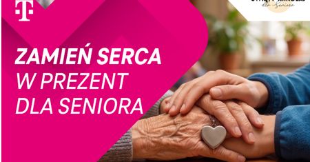 T-Mobile zamienia Serca w realną pomoc dla seniorów. Wystarczy kilka kliknięć w aplikacji