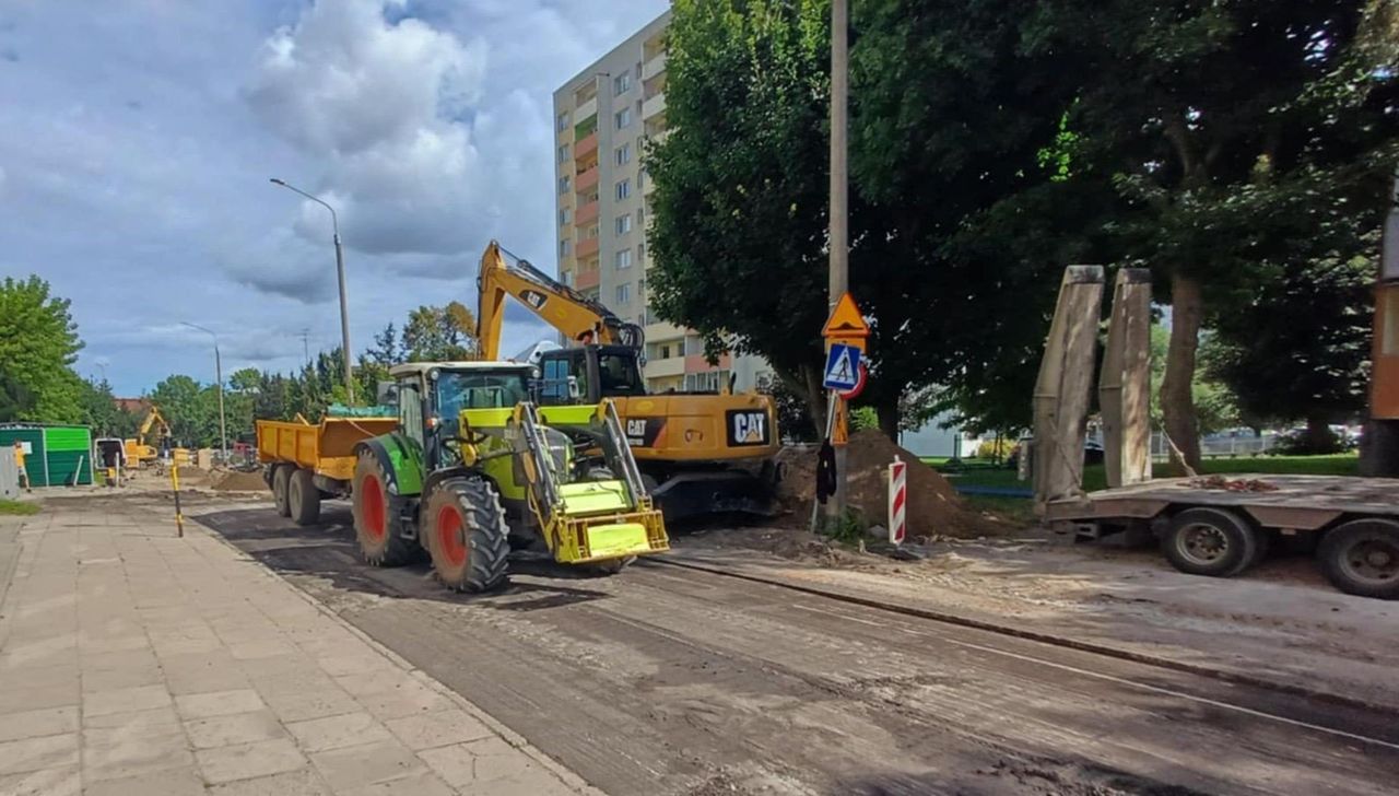 Malbork: Przebudowa ul. Jagiellońskiej. Kolejny etap budowy