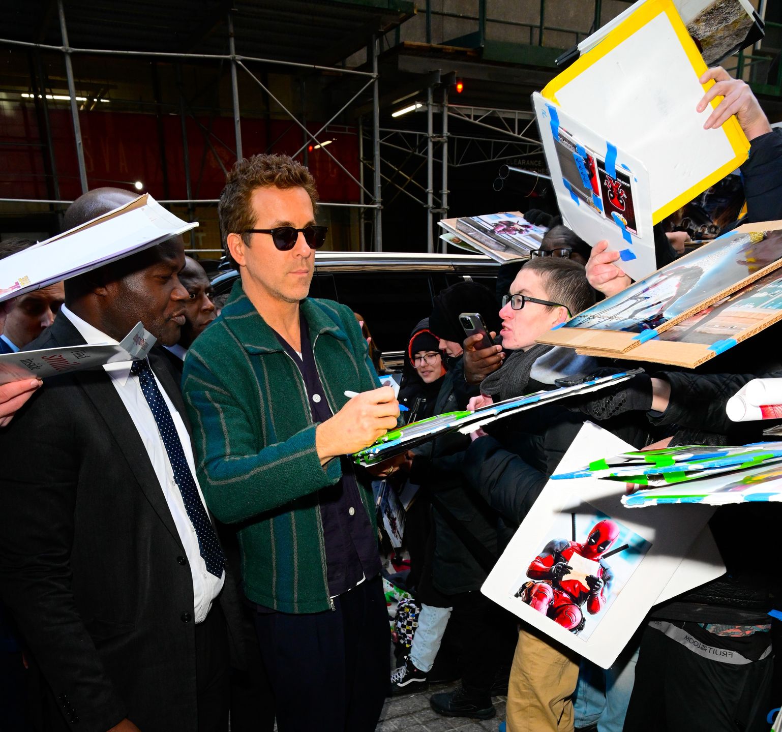 Celebrity Sightings In New York City - January 30, 2025NEW YORK, NEW YORK - JANUARY 30: Ryan Reynolds is seen on January 30, 2025 in New York City. (Photo by Raymond Hall/GC Images)Raymond Hall