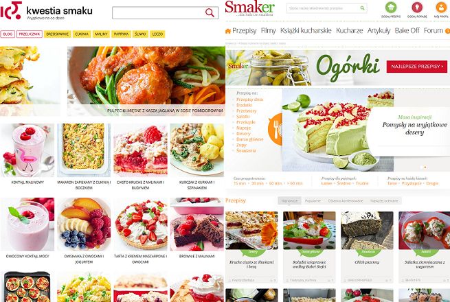 Kwestia Smaku na czele przed Smakerem, Domowe-wypieki.pl i Przepisy.pl ...