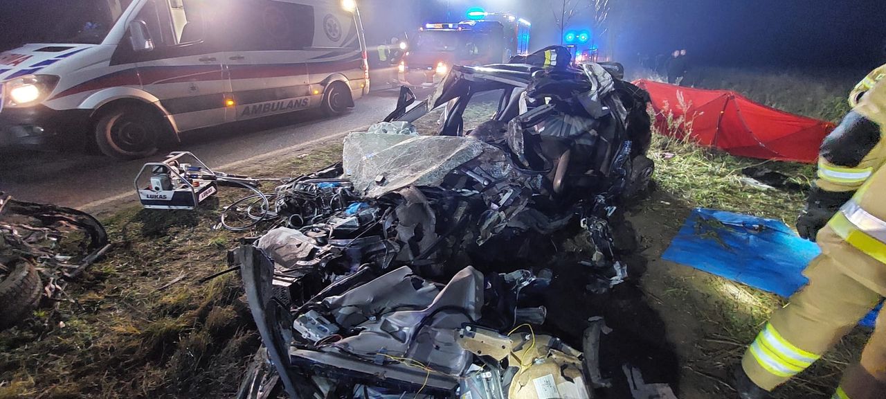 Poważny wypadek w Falmierowie. Trzy osoby ranne