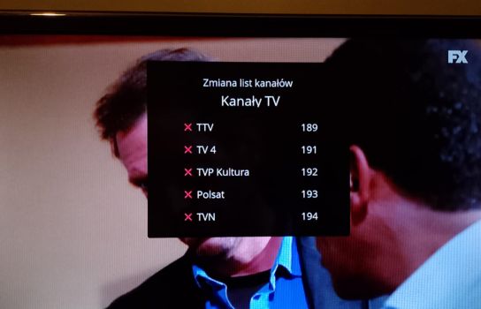 Zmiany na liście kanałów Vectry. Usunięto niepotrzebne stacje