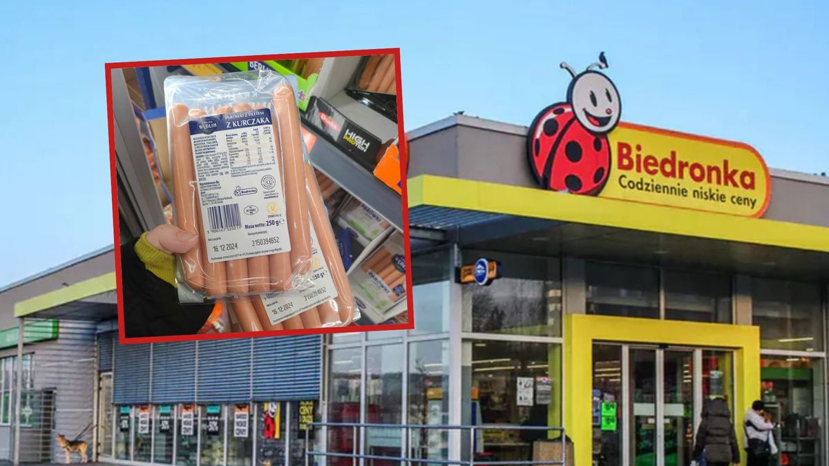 Przeterminowane parówki w gliwickiej Biedronce. Klientka w szoku