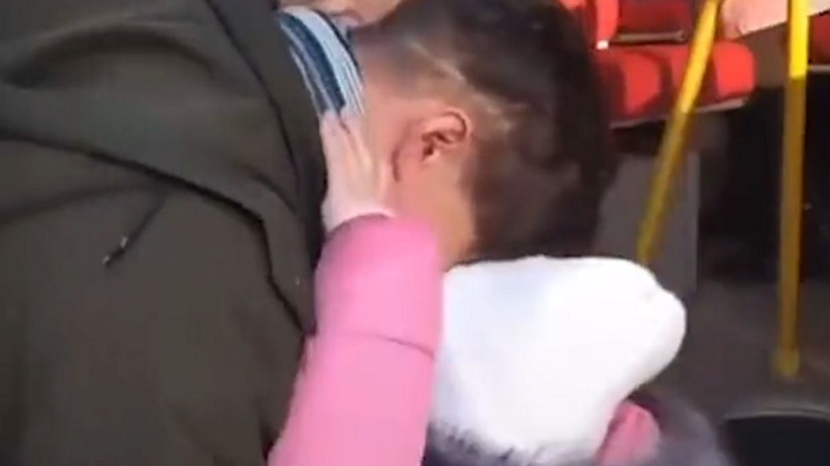 Pożegnanie ojca z córką