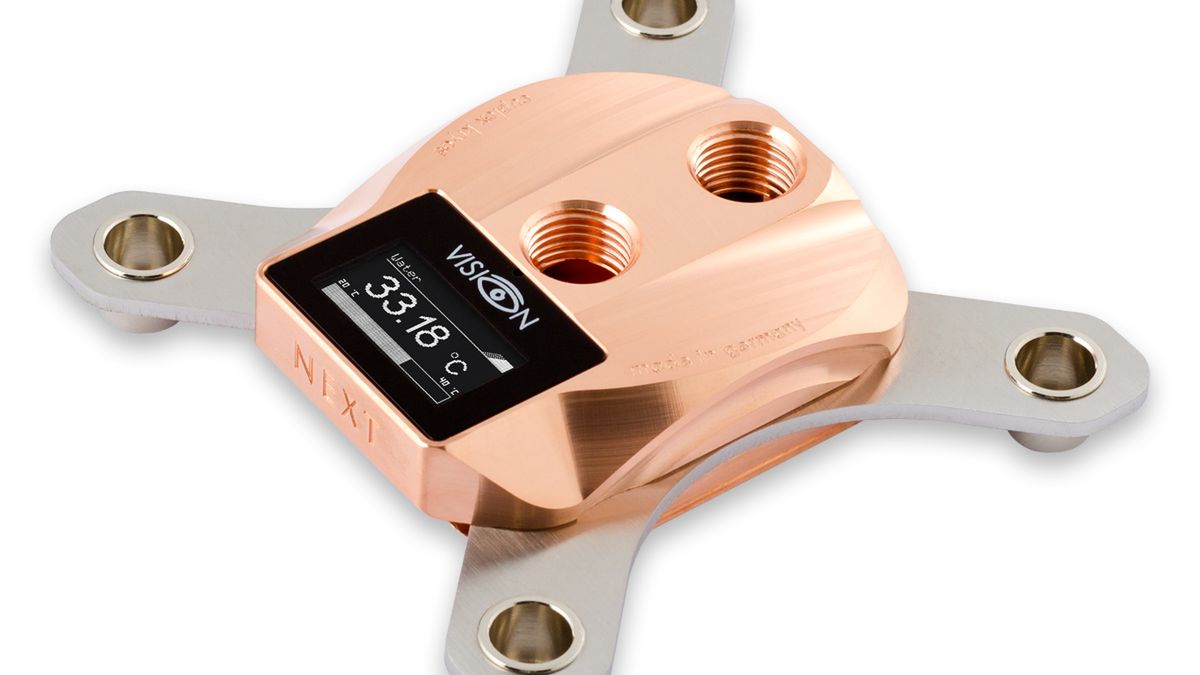 Cuplex Kryos Next: chłodzenie cieczą z regulacją nacisku na CPU i wyświetlaczem OLED 1