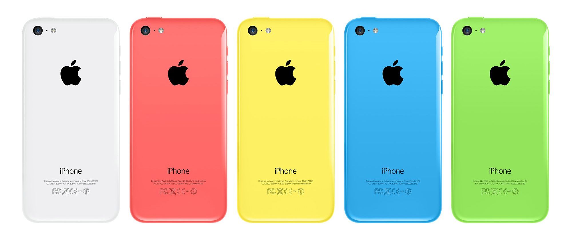 kolory iPhone'a 5c (2013)