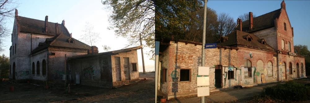 Tak wyglądał dawniej dworzec w Goczałkowicach-Zdroju