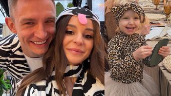 Jakub i Paulina Rzeźniczakowie wyprawili córce HUCZNE urodziny. Sami przebrali się... za zebry [WIDEO]