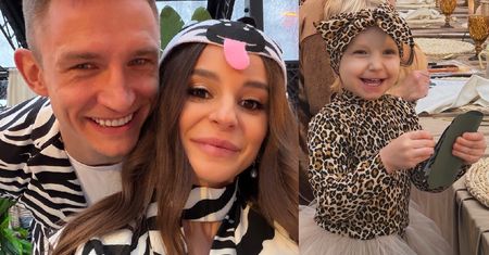 Jakub i Paulina Rzeźniczakowie wyprawili córce HUCZNE urodziny. Sami przebrali się... za zebry [WIDEO]