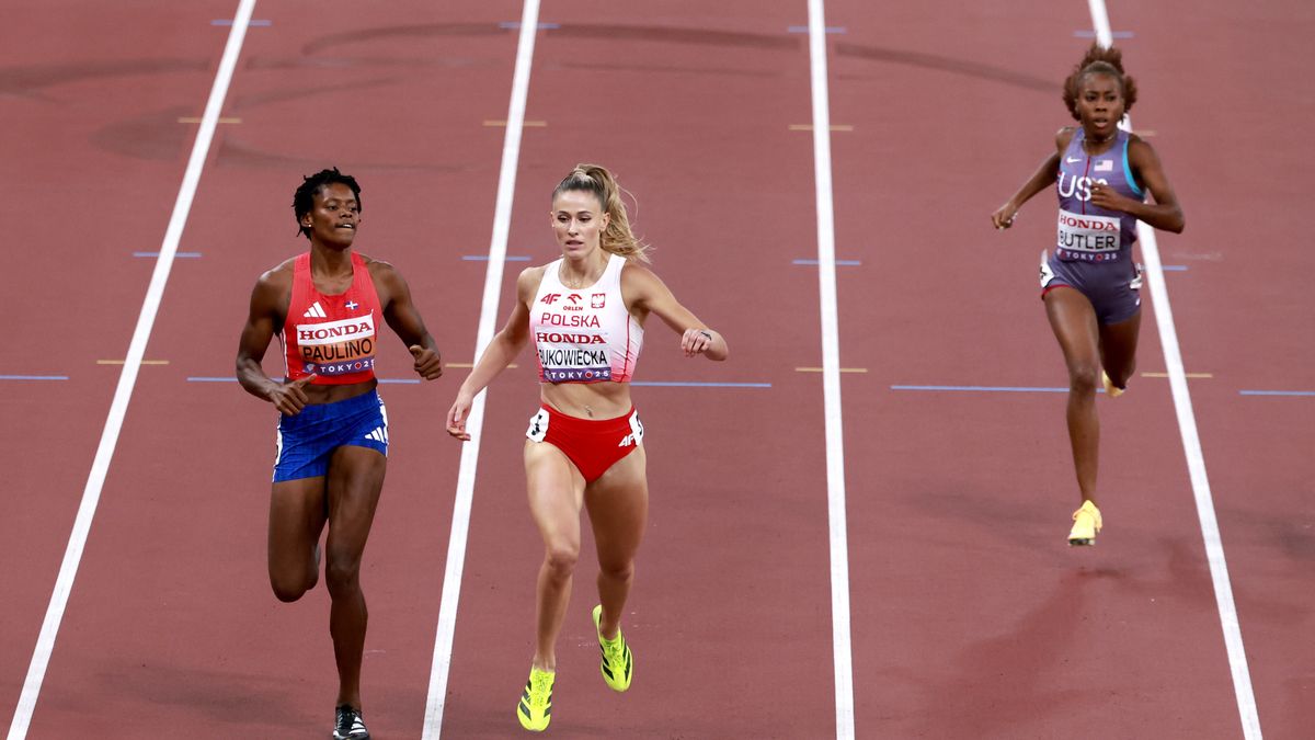 Natalia Bukowiecka w półfinałowym biegu