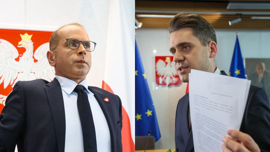 Po lewej Szczerba, po prawej Milewski