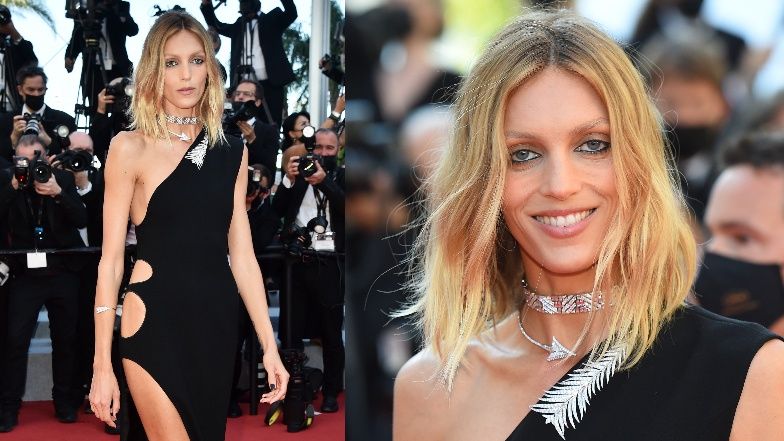 Anja Rubik na festiwalu w Cannes