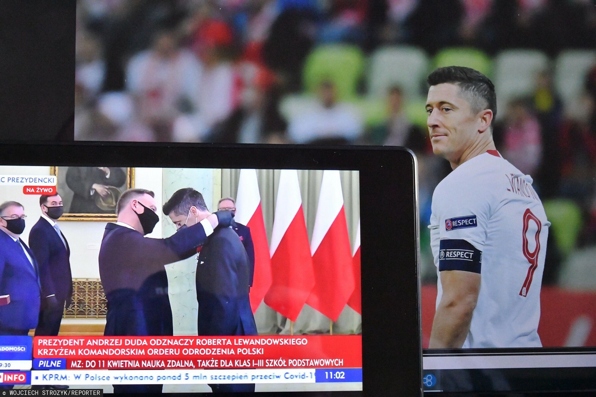 Robert Lewandowski odznaczony przez prezydenta