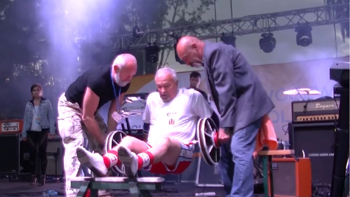 83-latek ma krzepę! Wielki rekord polskiego kulturysty