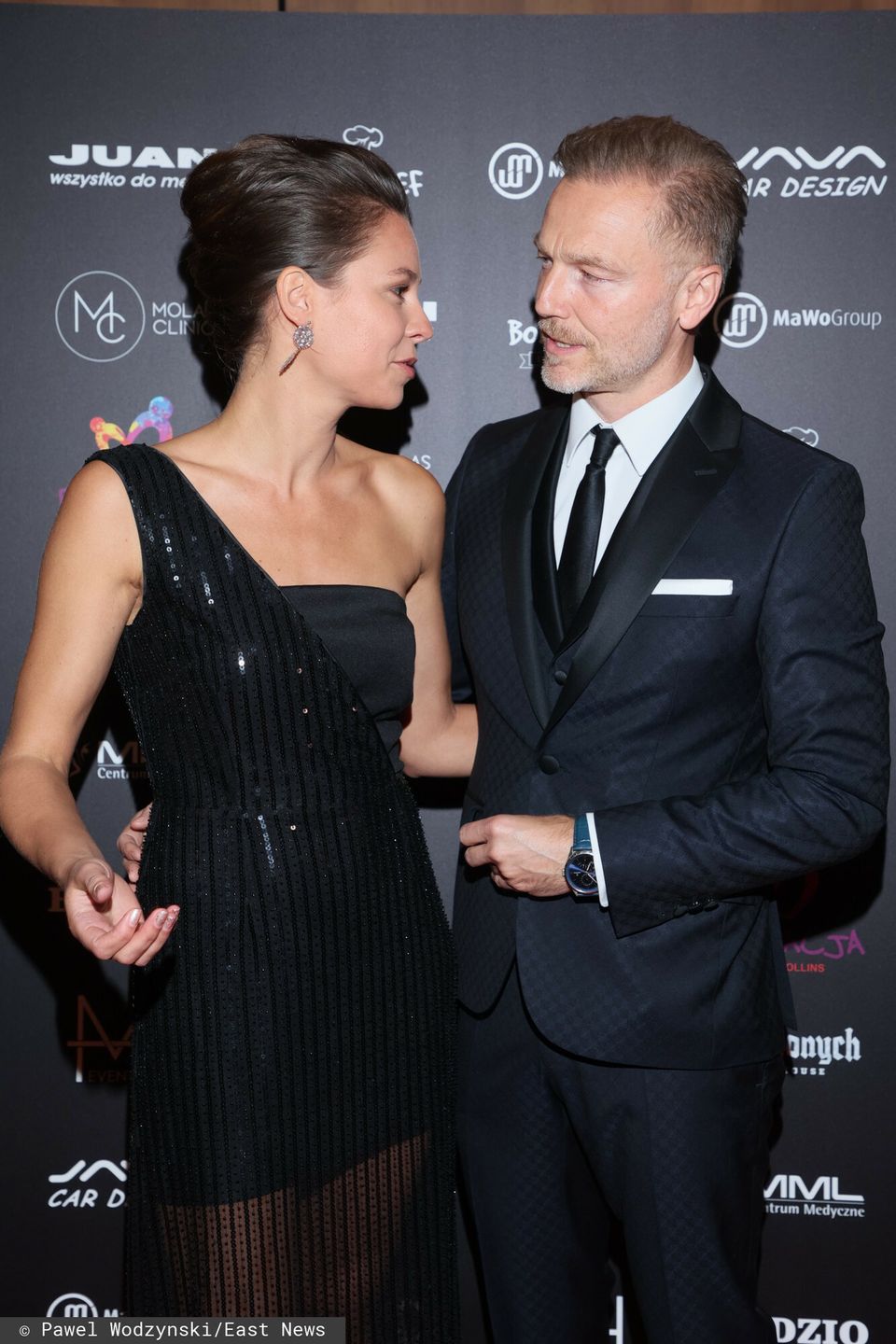 Krystian Wieczorek z żoną