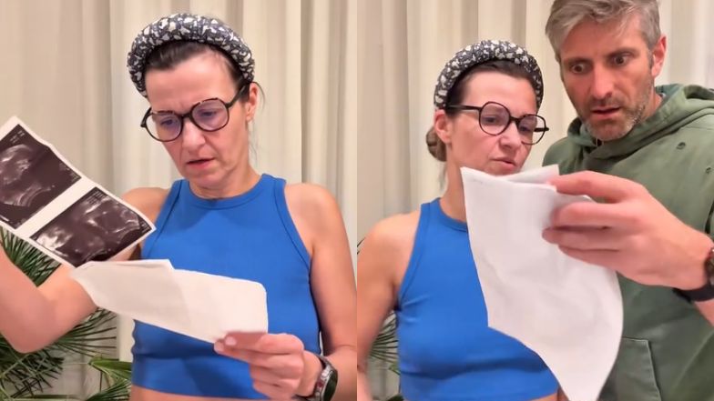 Joanna Koroniewska i Maciej Dowbor nagrali rolkę z badaniem USG