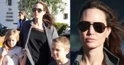 Angelina Jolie z dziećmi w Malibu. Waży 34 kilogramy? (ZDJĘCIA)