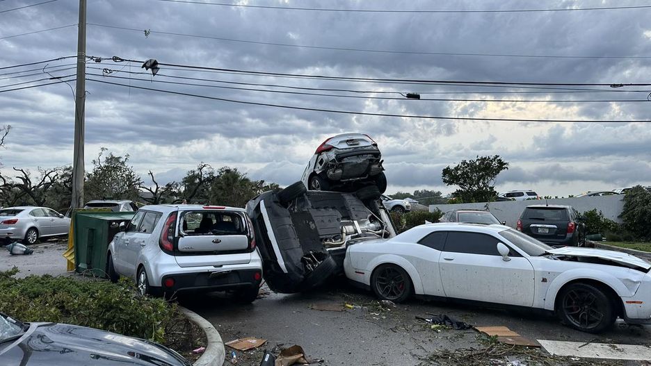 Niszczycielskie tornado przeszło przez Florydę