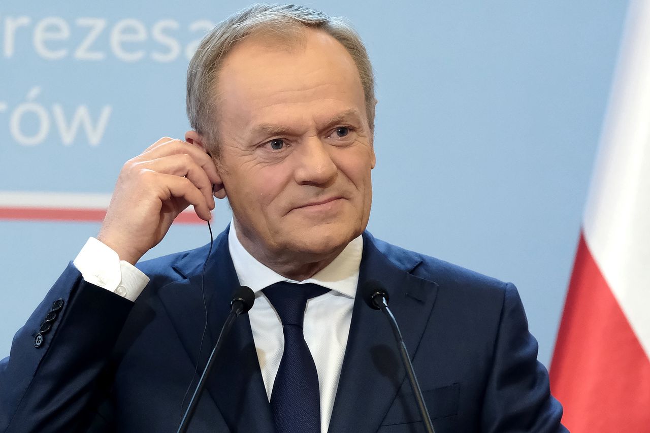 Donald Tusk w 2024 roku