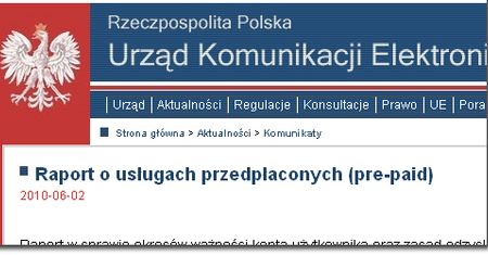 UKE: oferty usług przedpłaconych nadal niezbyt dobre