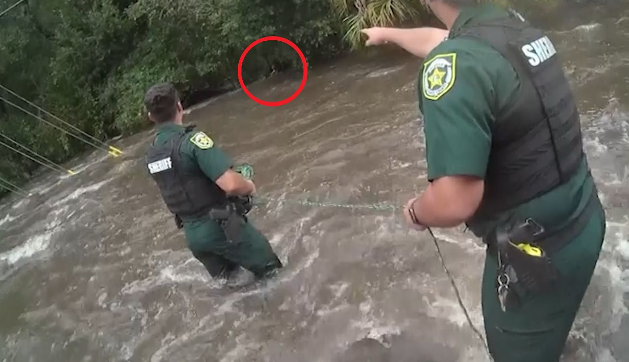 Policjanci ruszyli na ratunek. Ta kobieta miała wielkie szczęście
