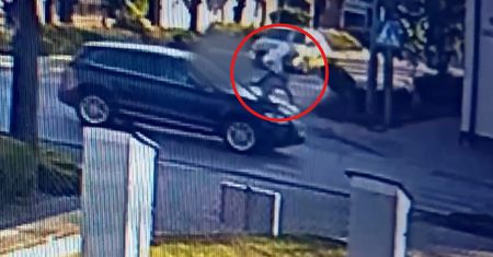 Pijana kobieta na rowerze. Fatalny finał. Nagrało się