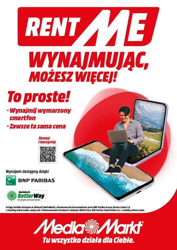 Media Markt Rent Me wynajmij smartfon