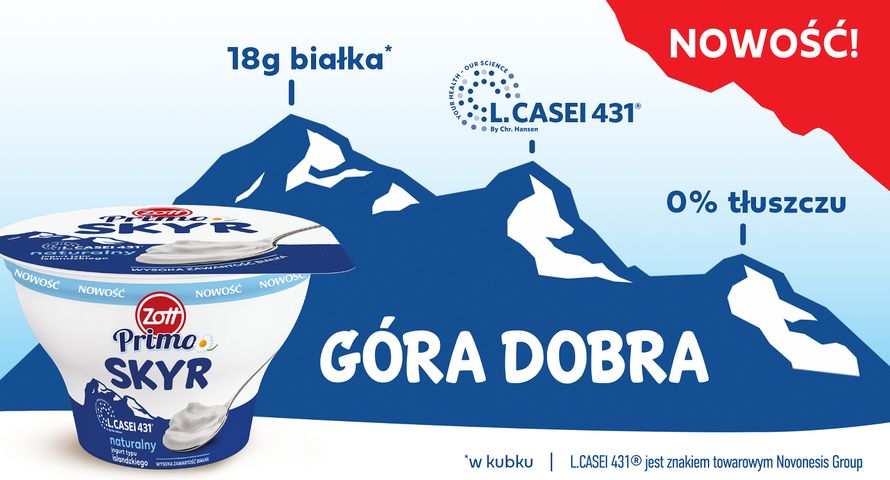 Marka Zott z kampanią nowego produktu