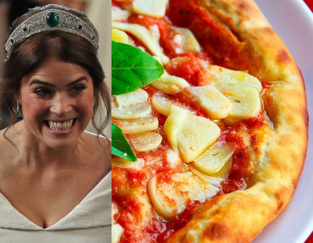 Na weselu księżniczki Eugenii goście jedli... pizzę z budki!