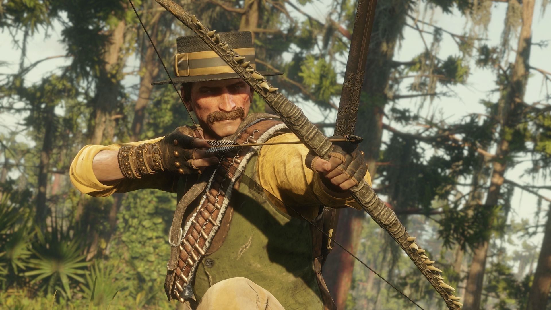 Red Dead Redmeption 2 - strzelanie z łuku