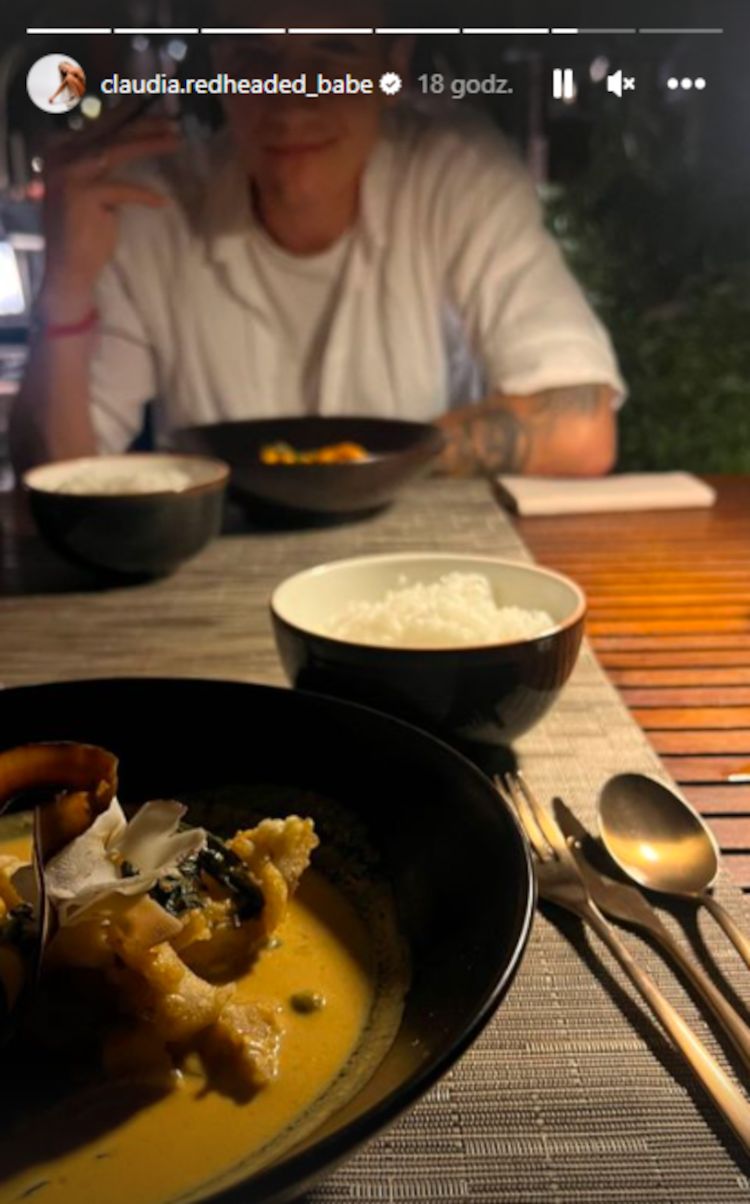 Jakub Kiwior i Claudia Kowalczyk w podróży poślubnej