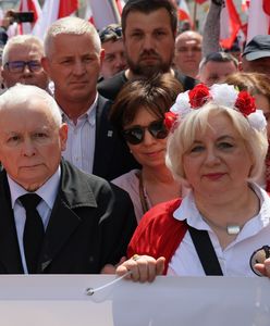Kaczyński na marszu Nawrockiego. "Nie chce stawiania świata na głowie"